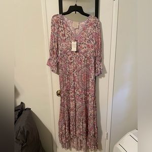 Johnny was NWT floral maxi dress